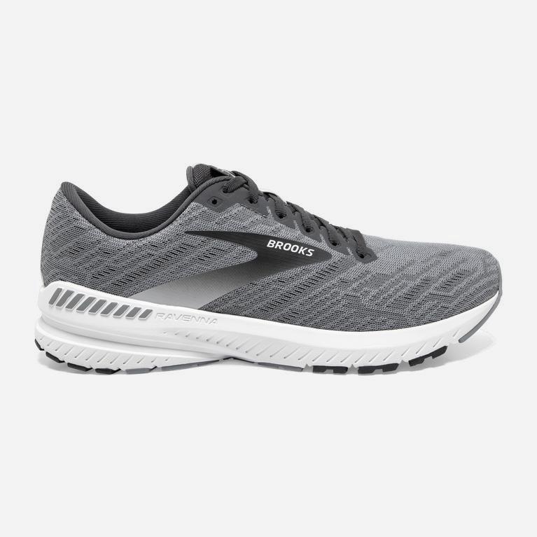 Brooks Ravenna 11 Hardloopschoenen voor Heren Grijs /Wit (QAMBZ-8057)